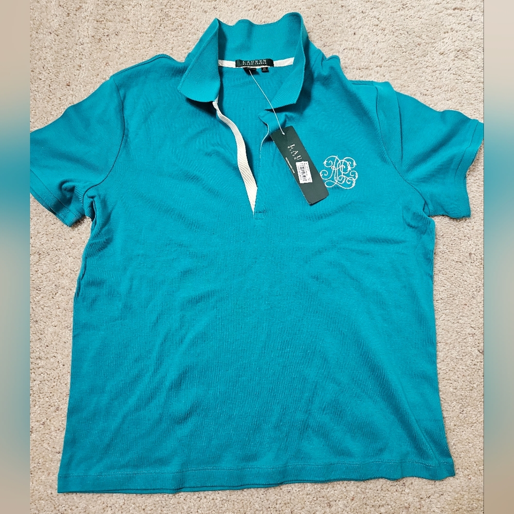 Ralph Lauren blue collar shirt